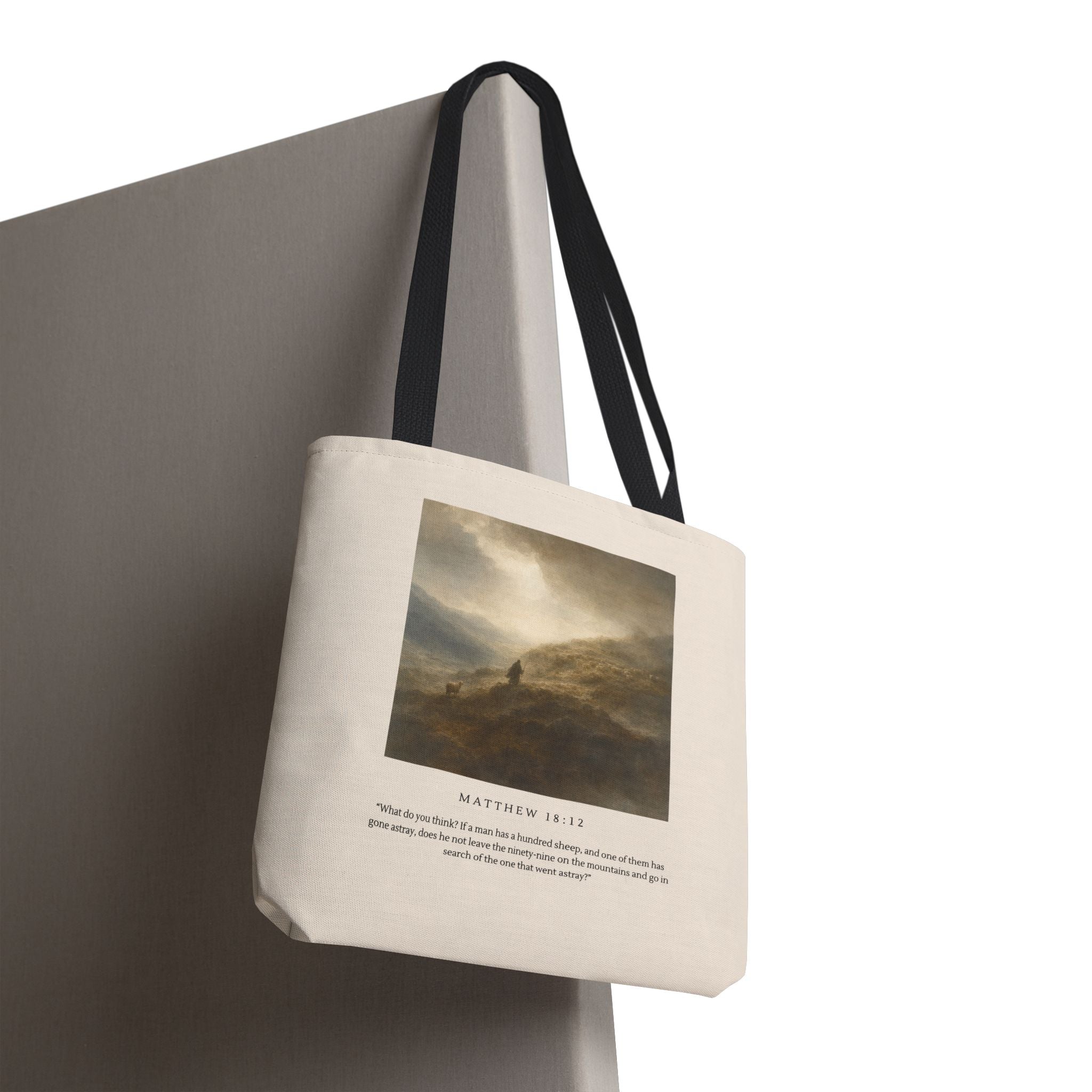 The Parable of the wandering sheep — Matthew 18:12 Art Summer Tote Bag