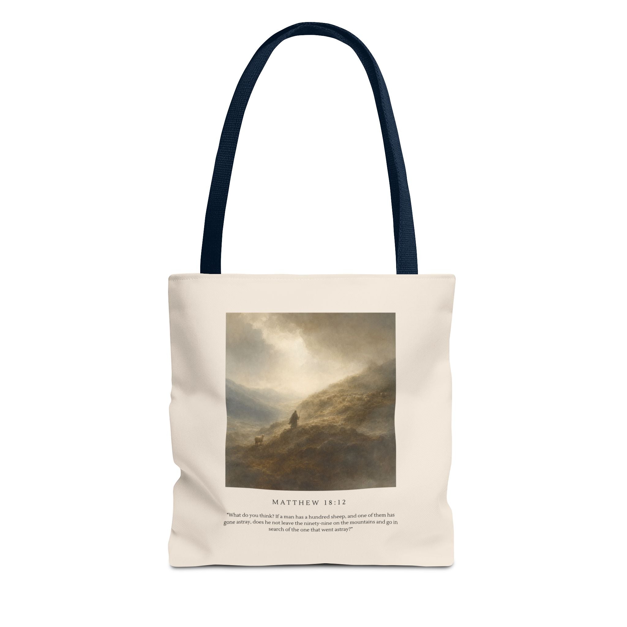 The Parable of the wandering sheep — Matthew 18:12 Art Summer Tote Bag