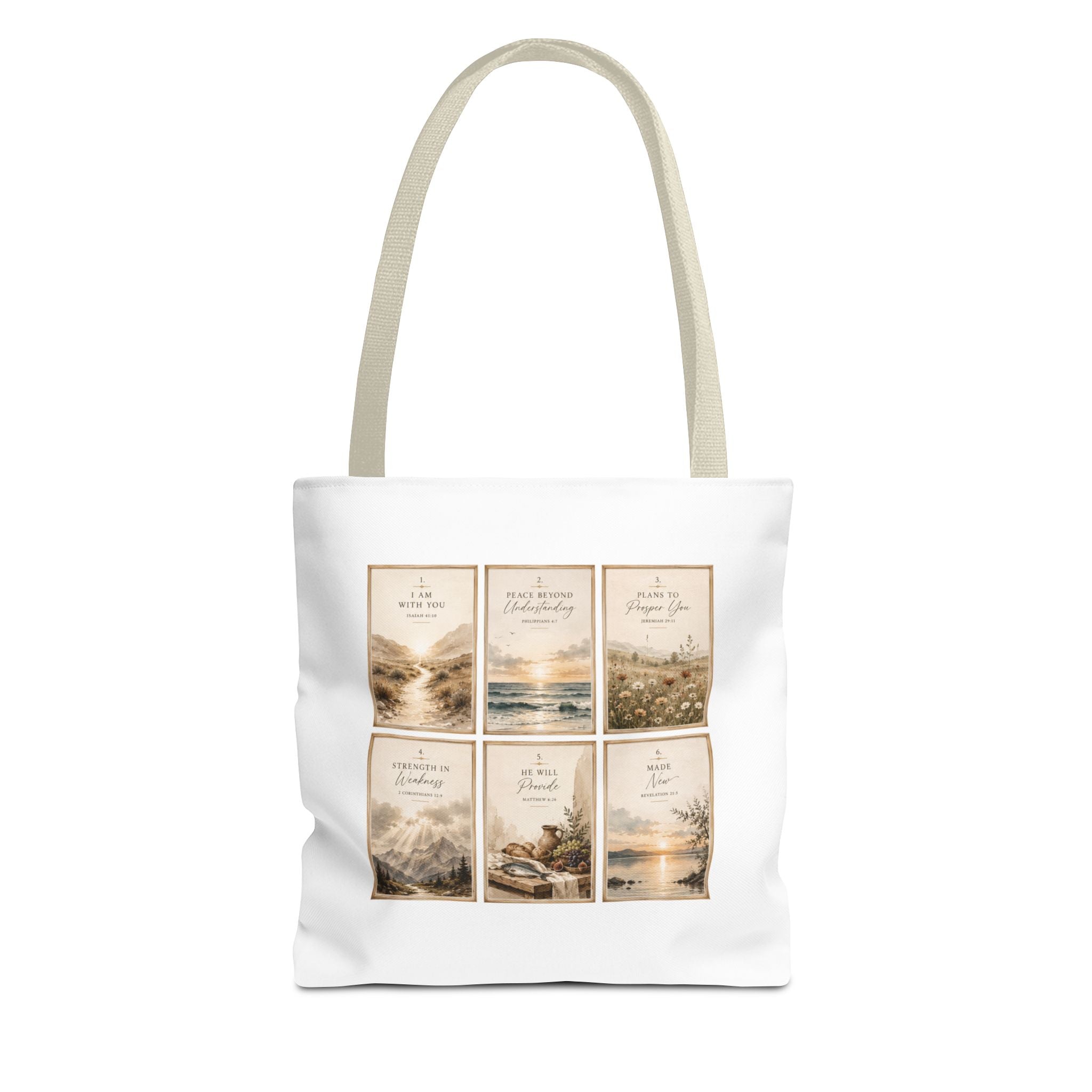 The Promises of God | Christian Scripture Art Tote