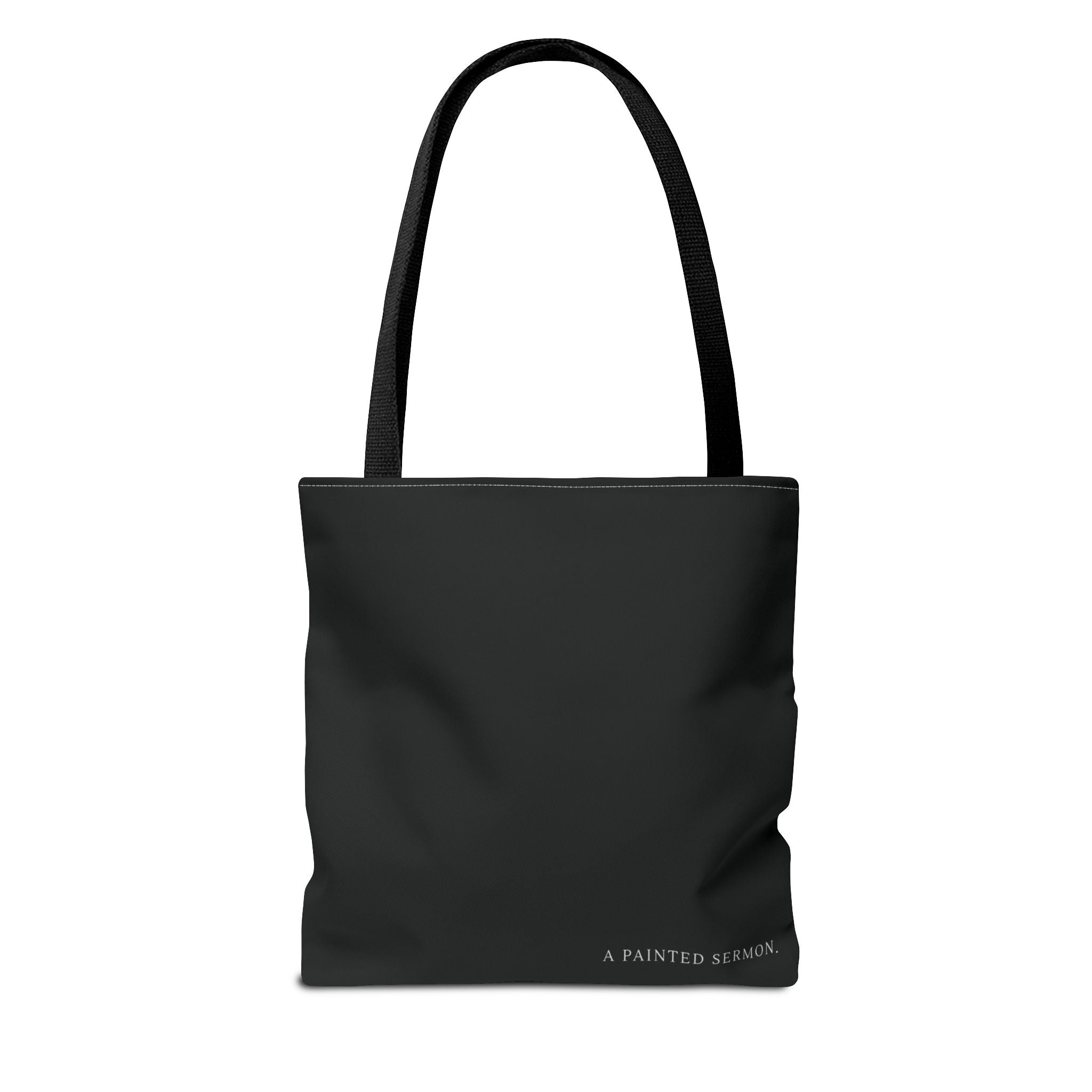The Story of Jesus Told Through Hieroglyphics | Christian Scripture Art Tote