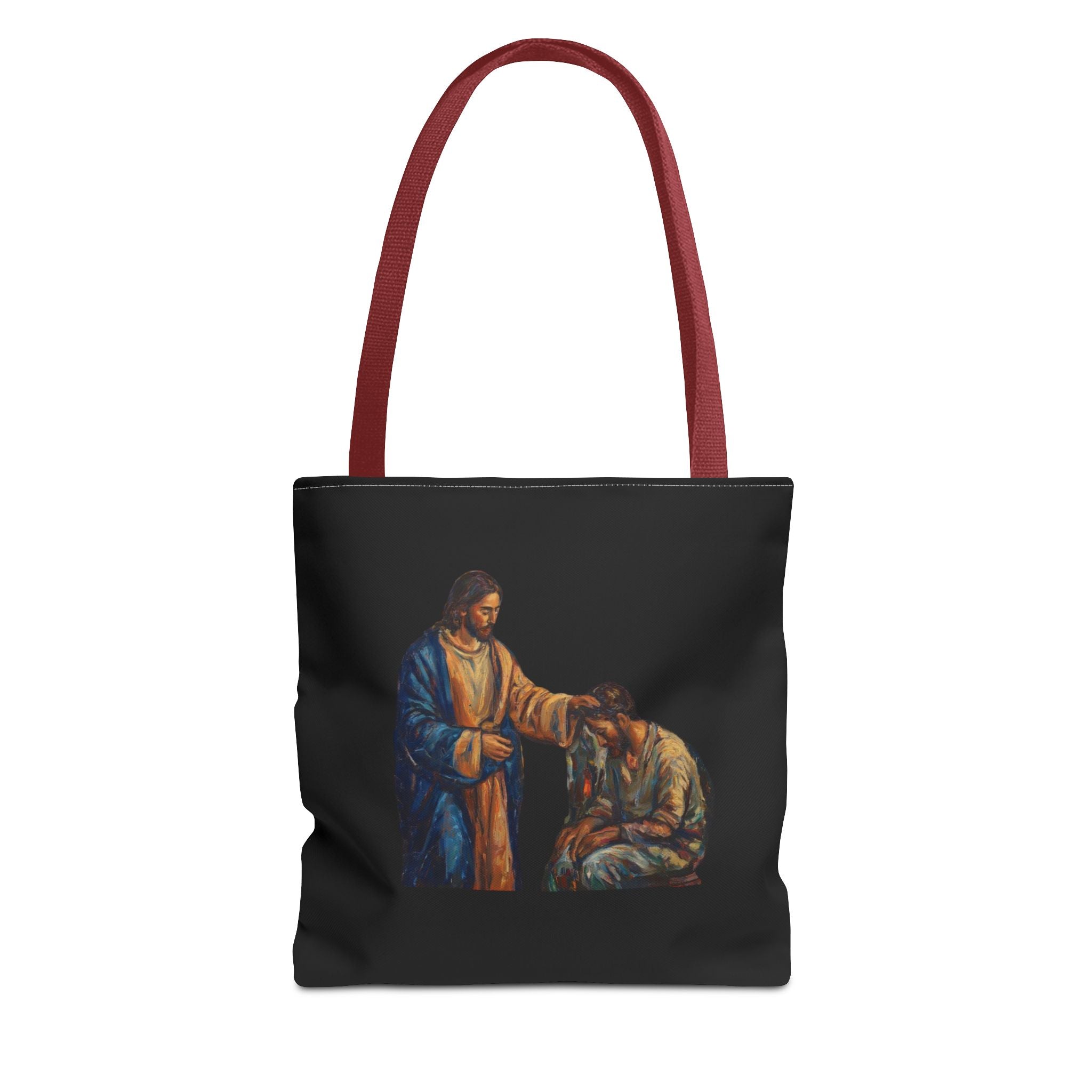 Jesus Heals the Sick Tote Bag | Matthew 8:16 Christian Art Tote