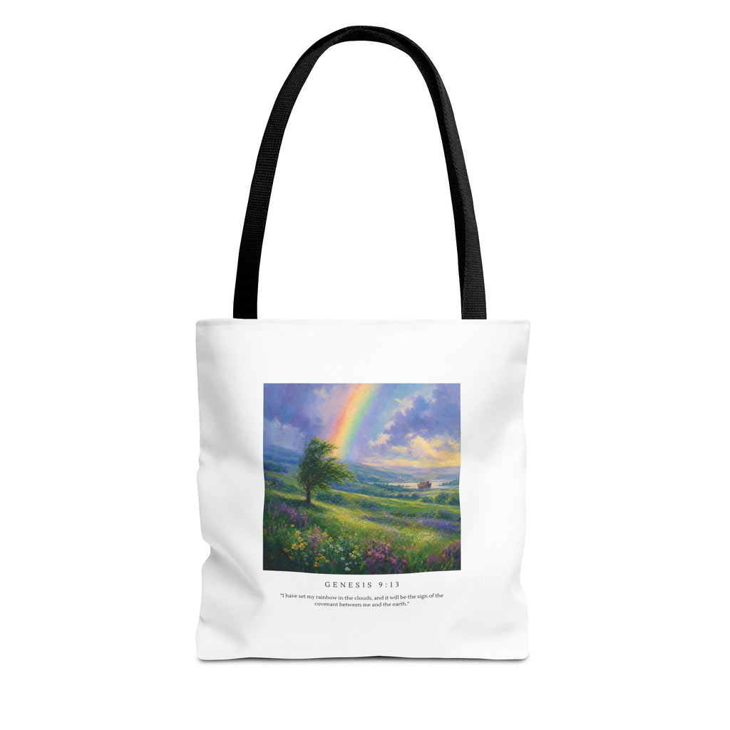 A sign of God's Promise— Genesis 9:13 Christian Summer Art Tote