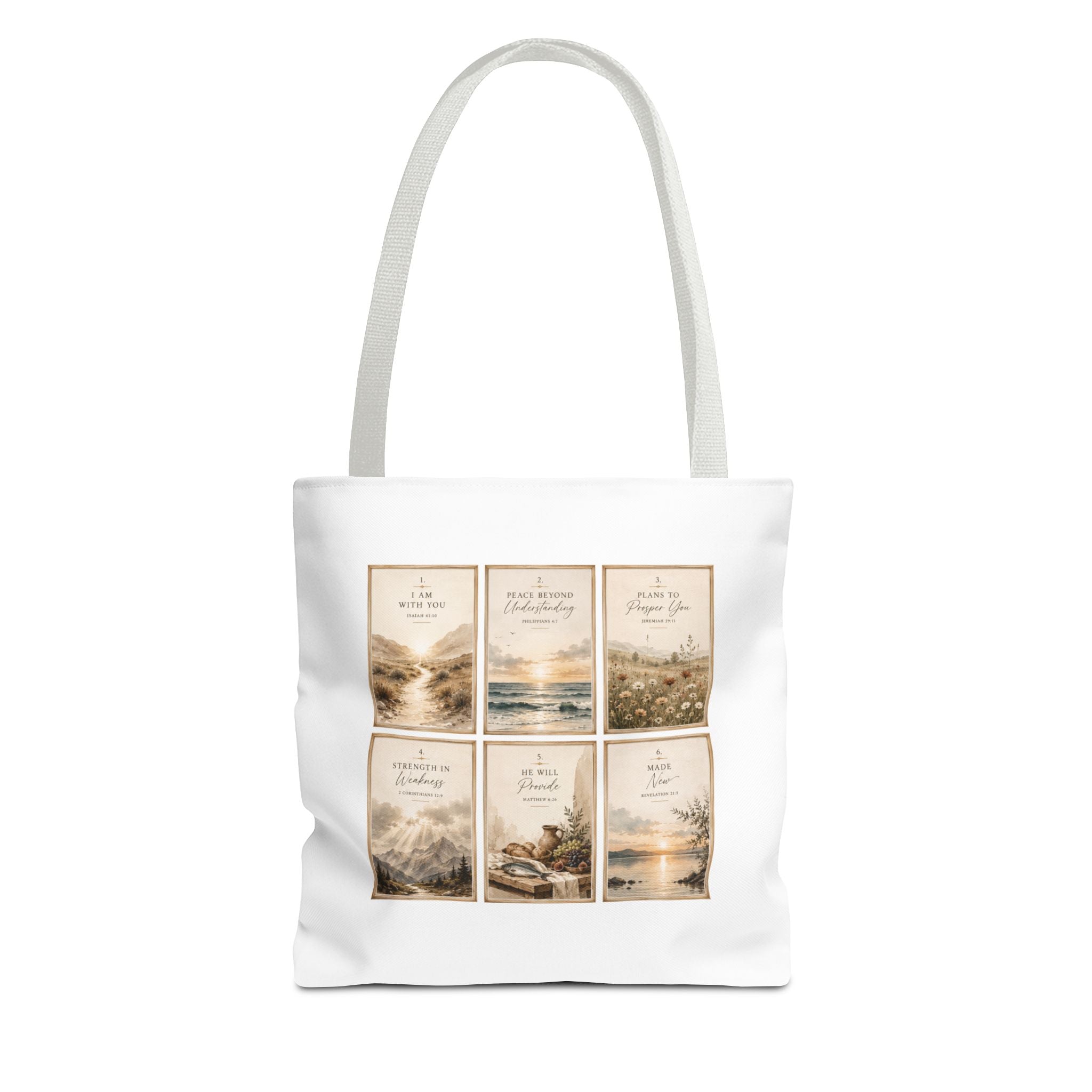 The Promises of God | Christian Scripture Art Tote