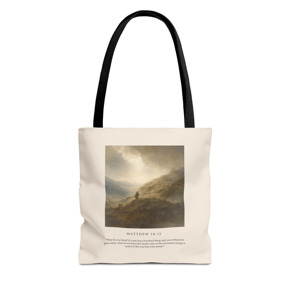 The Parable of the wandering sheep — Matthew 18:12 Art Summer Tote Bag
