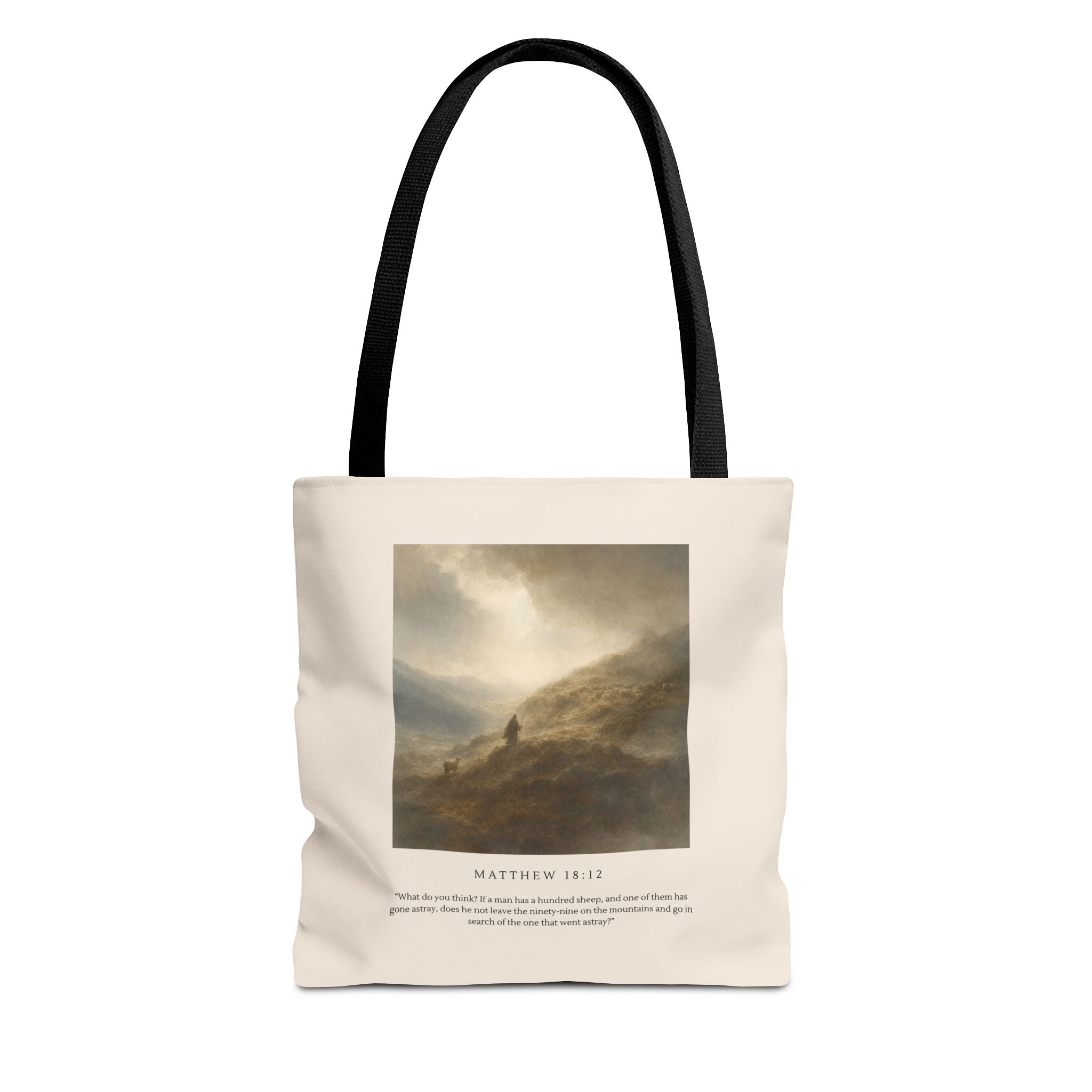 The Parable of the wandering sheep — Matthew 18:12 Art Summer Tote Bag