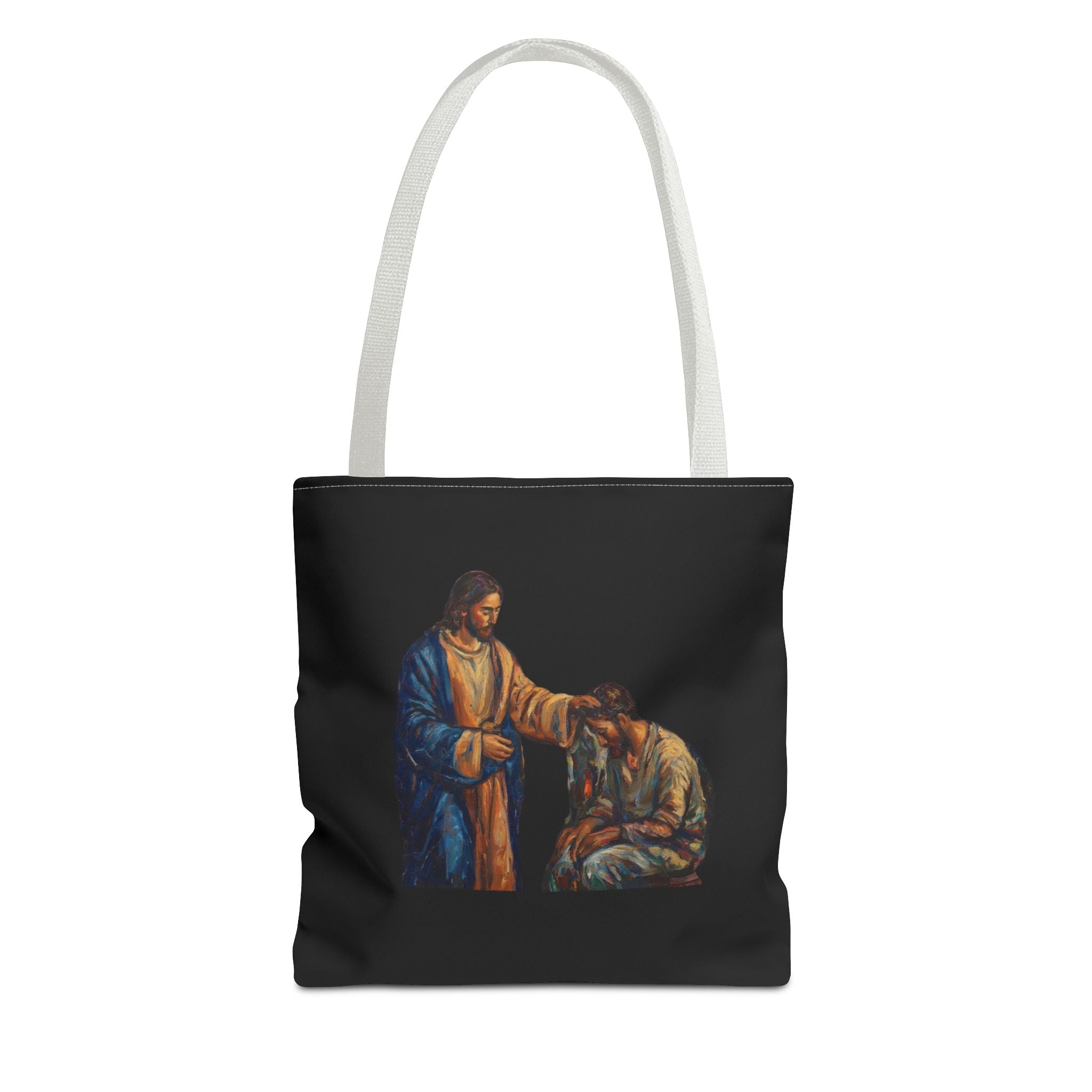 Jesus Heals the Sick Tote Bag | Matthew 8:16 Christian Art Tote