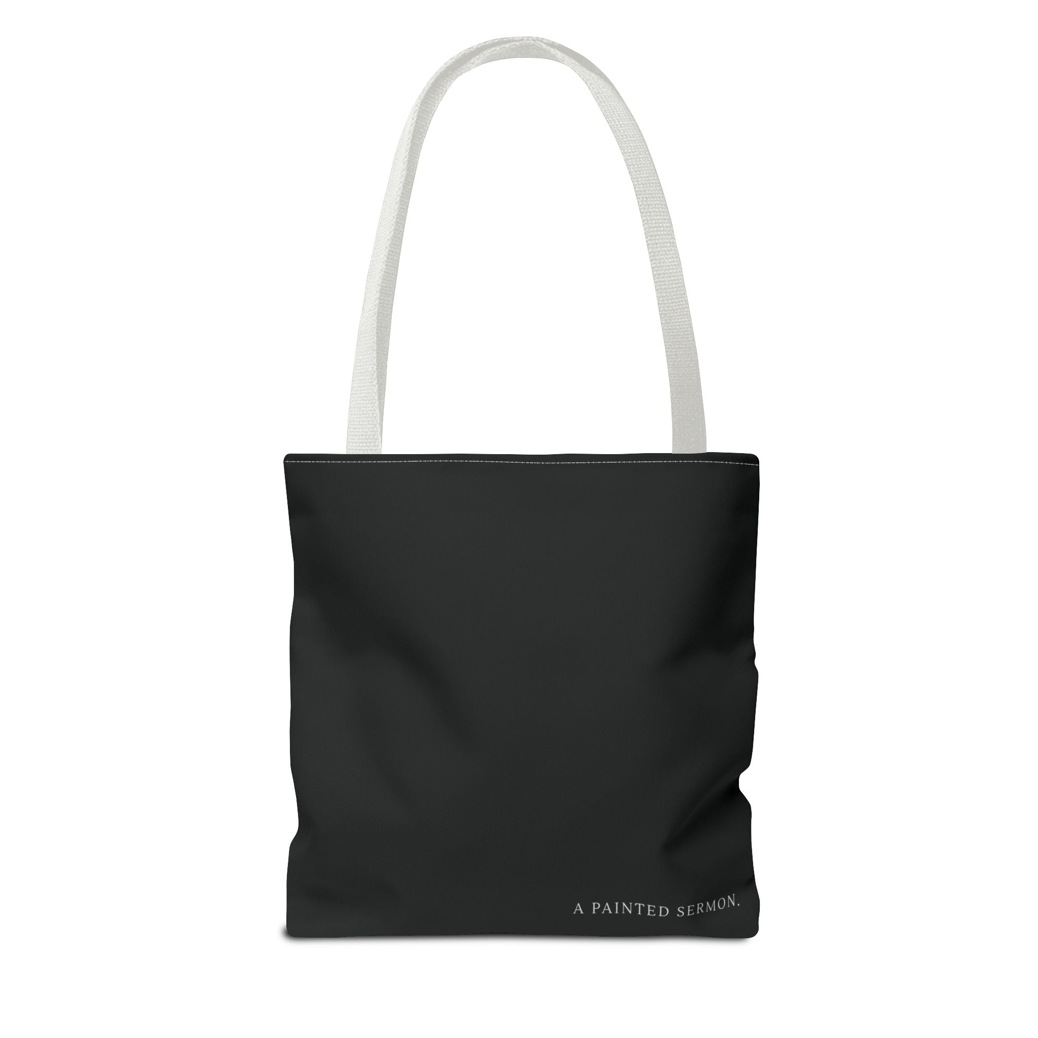 The Story of Jesus Told Through Hieroglyphics | Christian Scripture Art Tote