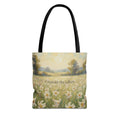 Consider the Lilies | Luke 12:27 Scripture Illustration | Christian Scripture Art Tote