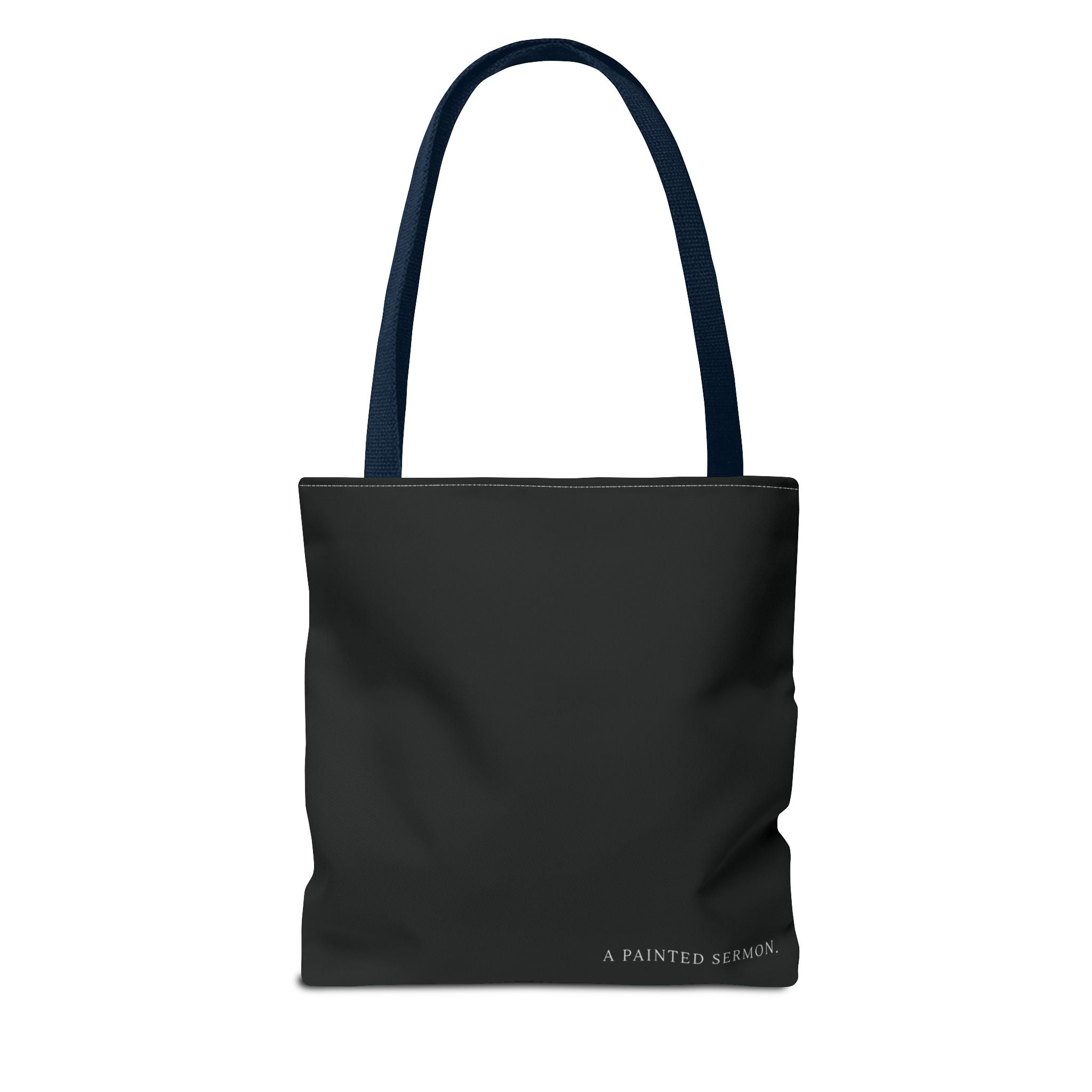 The Story of Jesus Told Through Hieroglyphics | Christian Scripture Art Tote