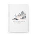 Faith as small as a mustard seed Hardcover Prayer Journal | Matthew 17:20 Chinoiserie Inspired Notebook