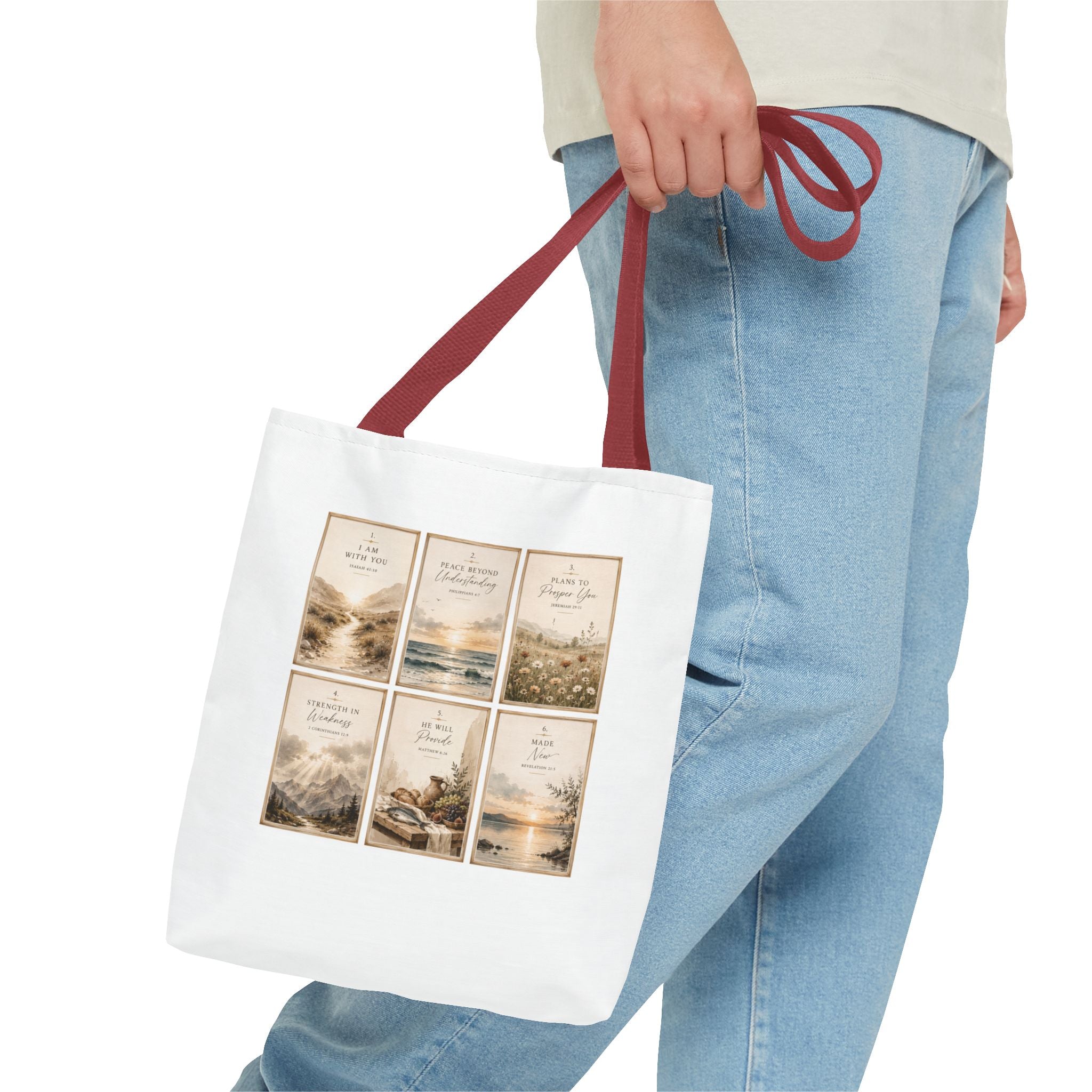 The Promises of God | Christian Scripture Art Tote