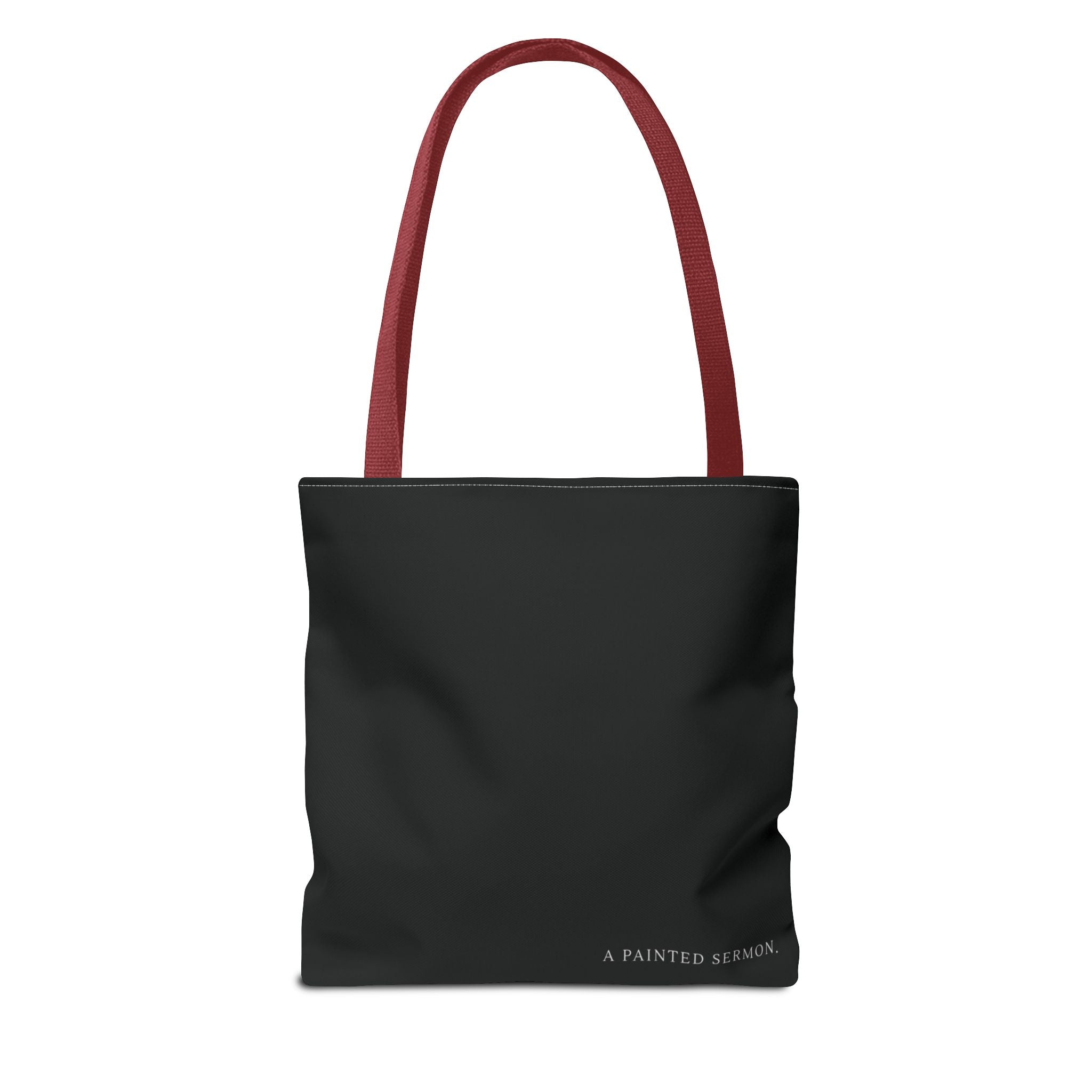 The Story of Jesus Told Through Hieroglyphics | Christian Scripture Art Tote