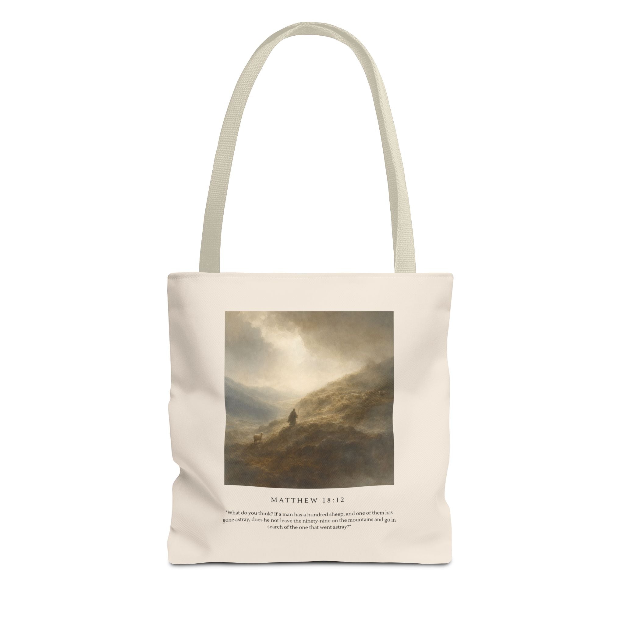 The Parable of the wandering sheep — Matthew 18:12 Art Summer Tote Bag