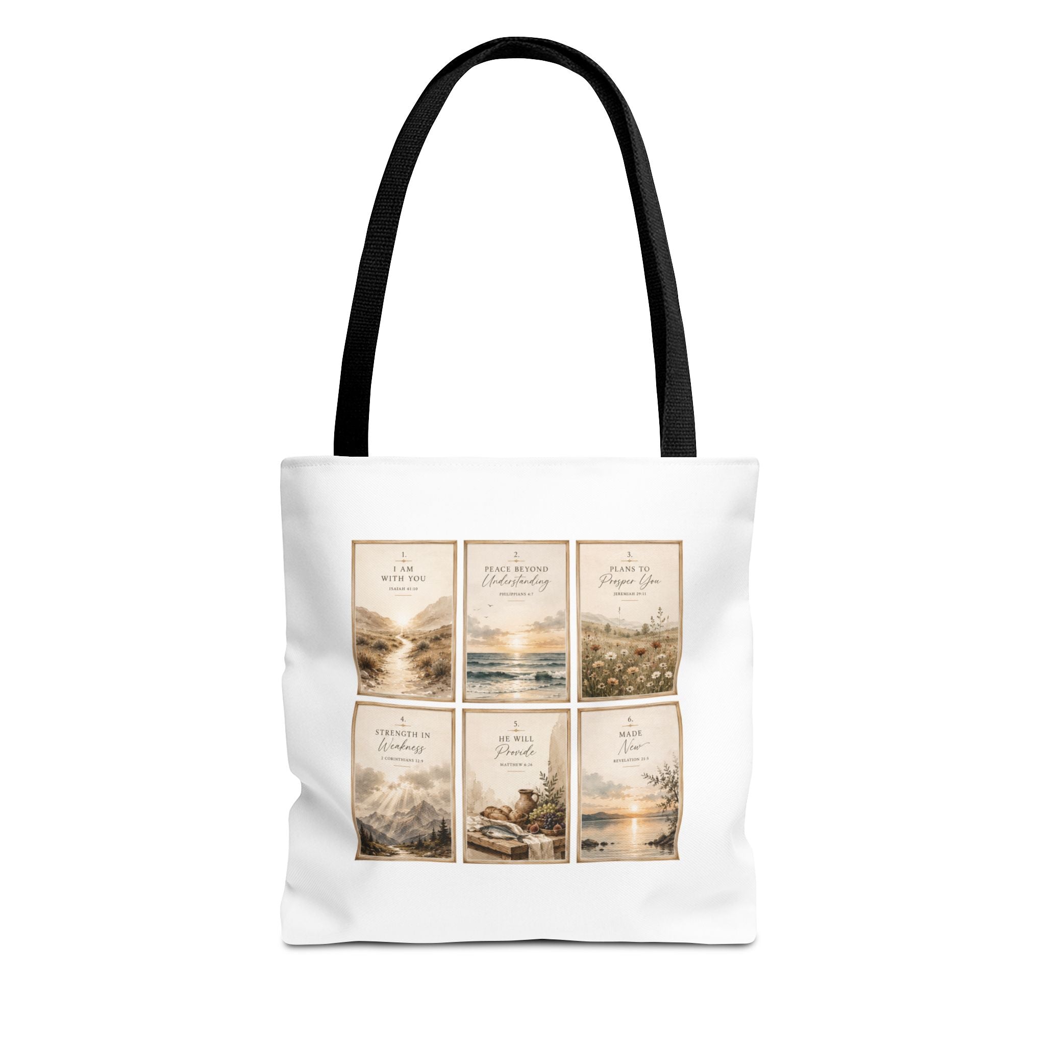 The Promises of God | Christian Scripture Art Tote