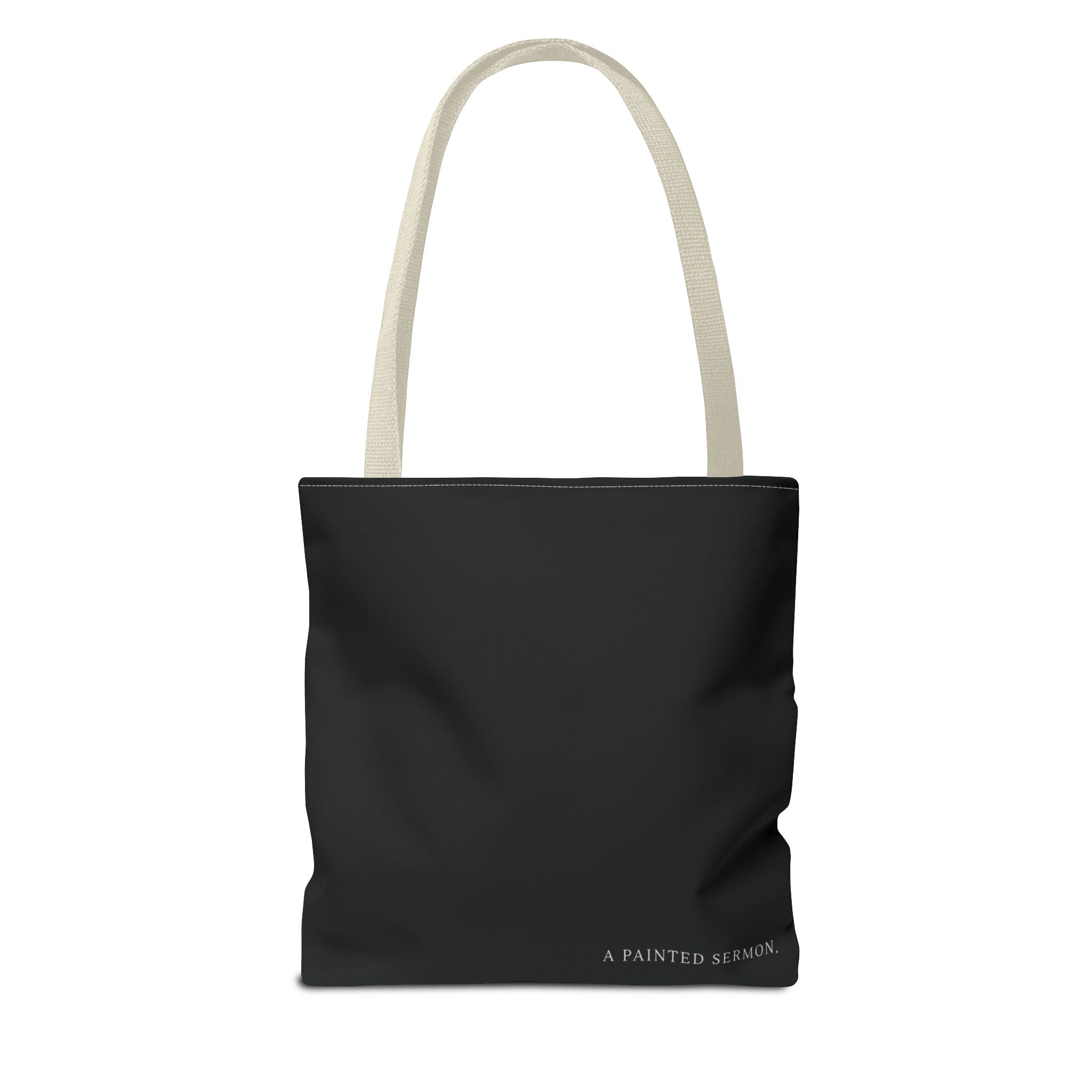 The Story of Jesus Told Through Hieroglyphics | Christian Scripture Art Tote
