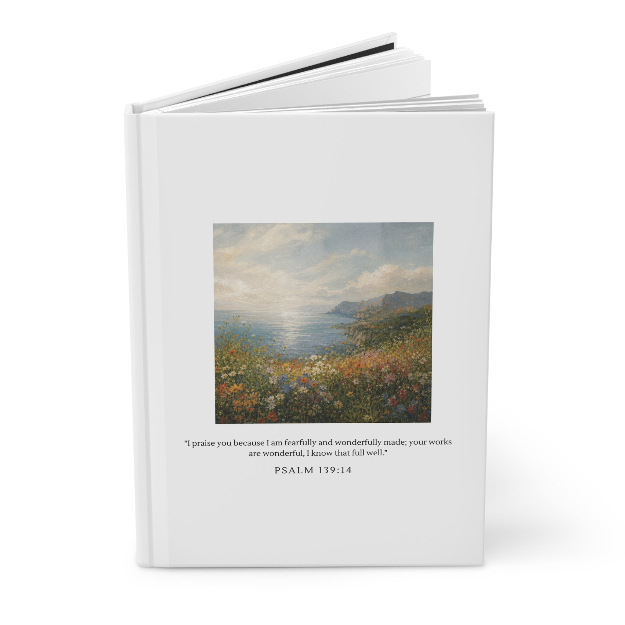 Wonderfully Made Hardcover Prayer Journal | Psalm 139:14