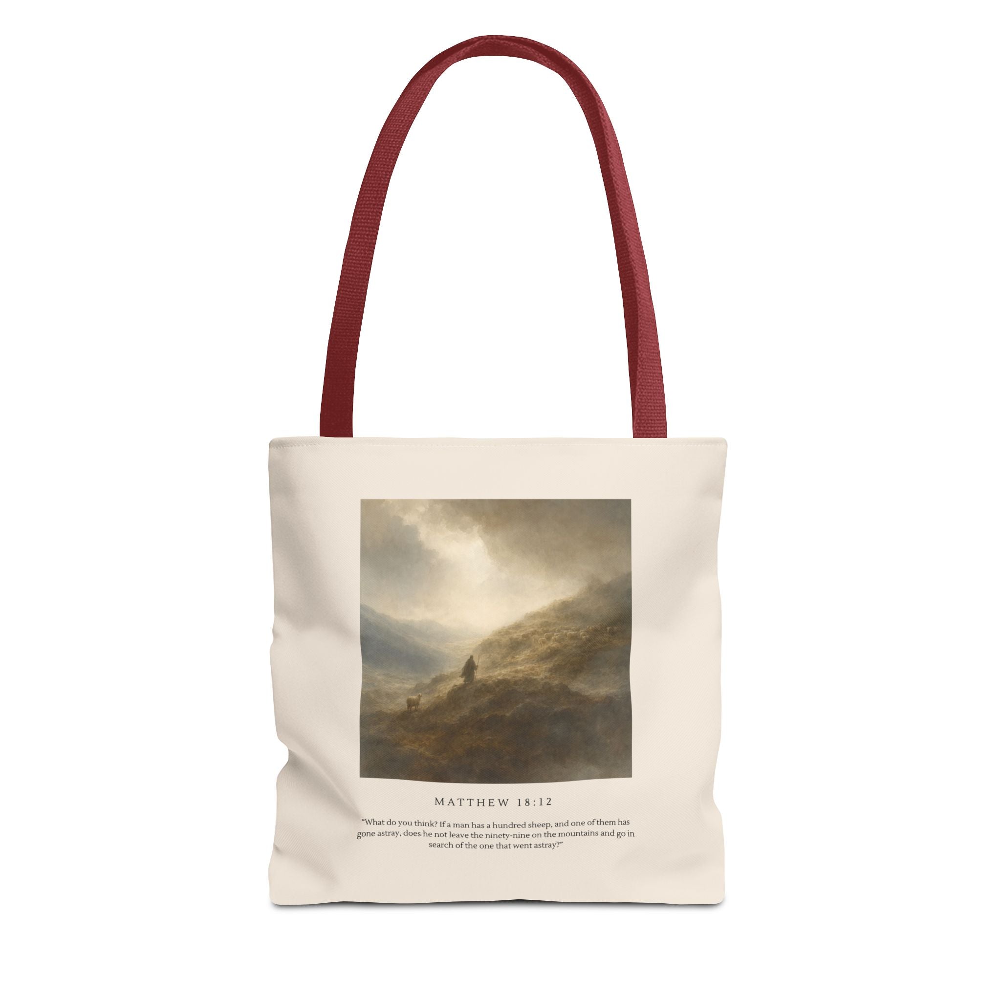The Parable of the wandering sheep — Matthew 18:12 Art Summer Tote Bag