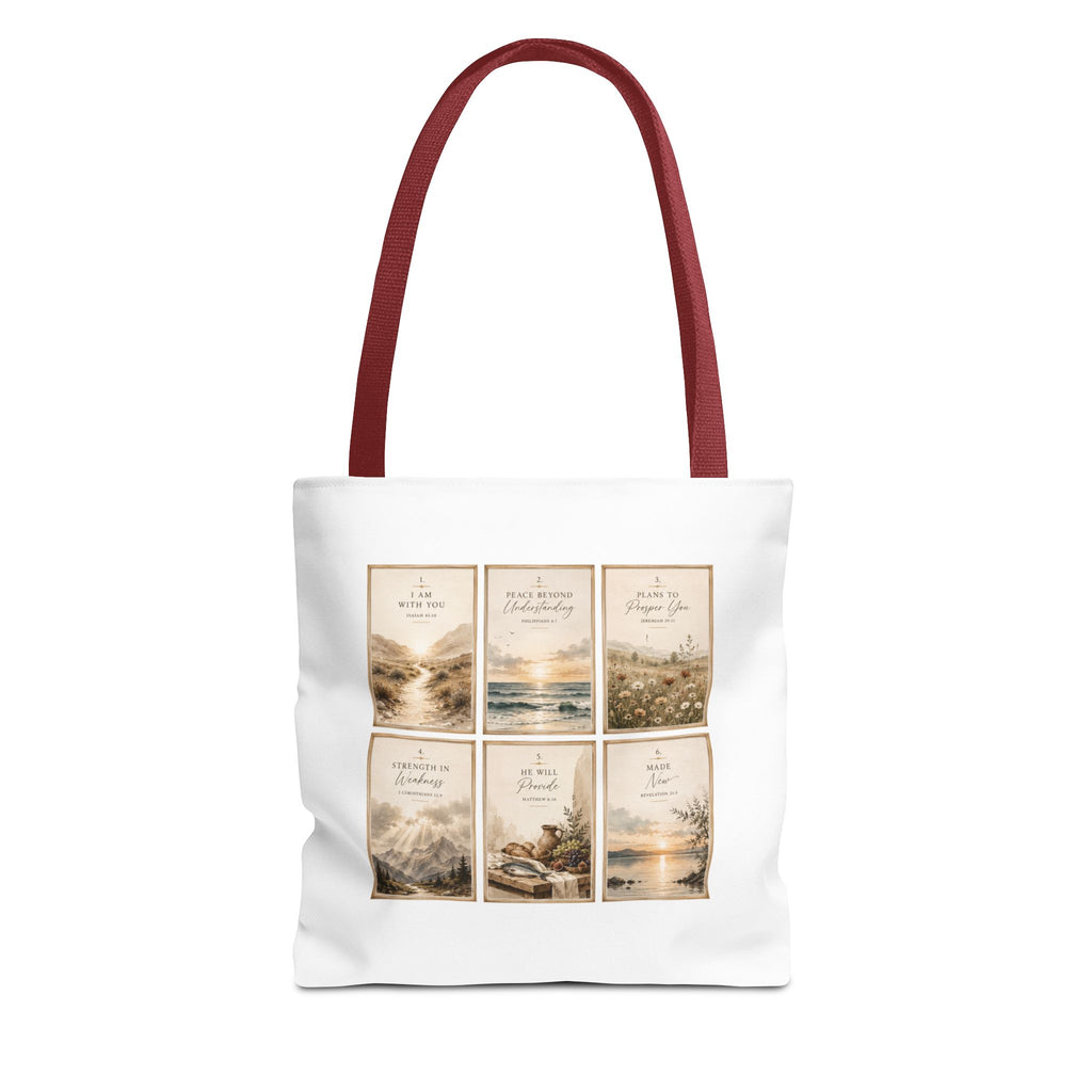 The Promises of God | Christian Scripture Art Tote