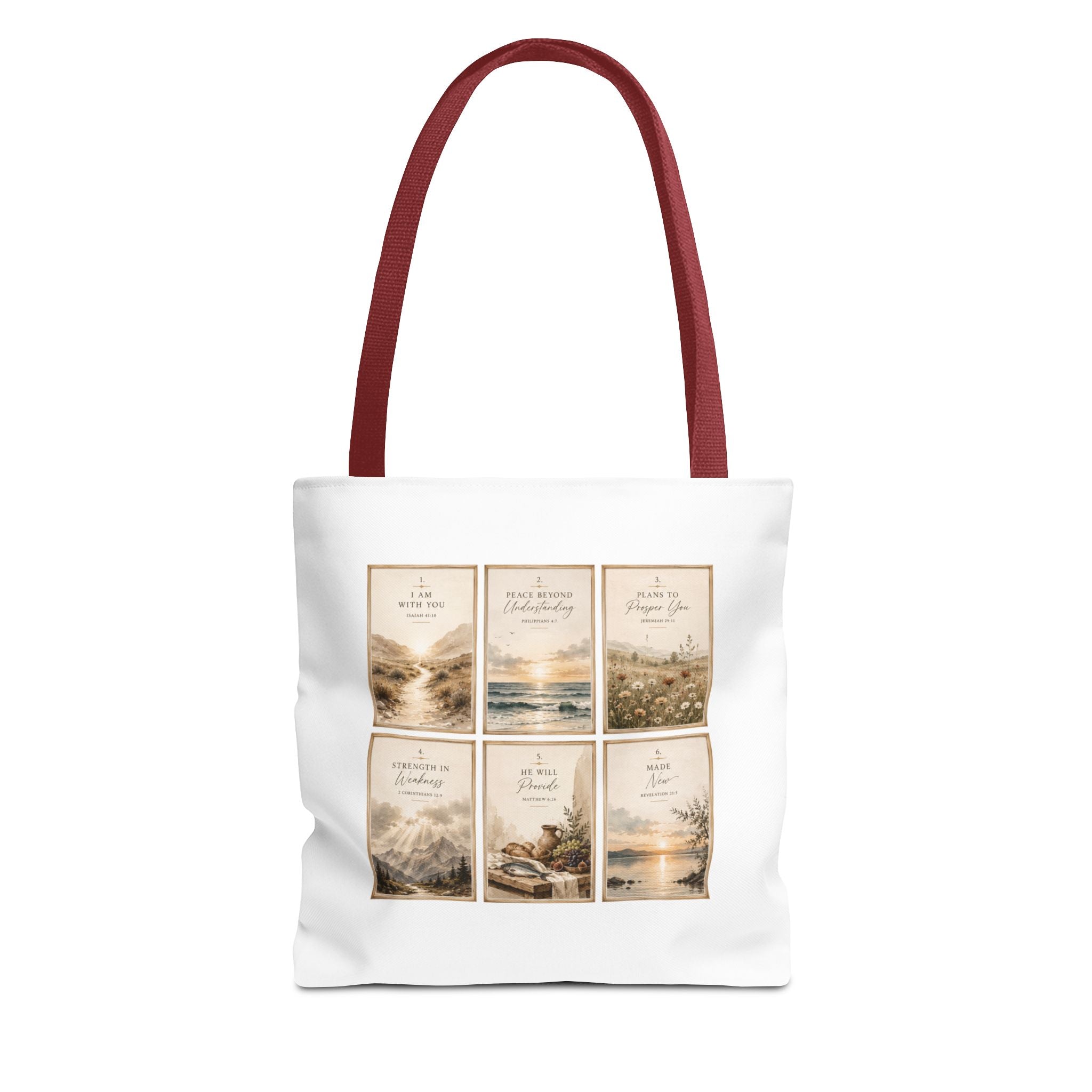 The Promises of God | Christian Scripture Art Tote